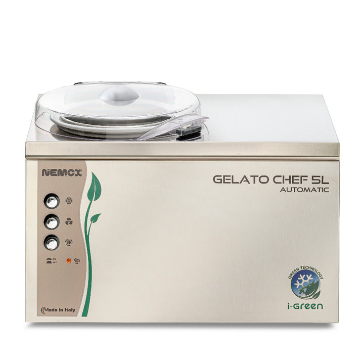 NEMOX NEW Gelato CHEF 5L Automatic  I-GREEN  - For Home & Small Business - Made in Italy