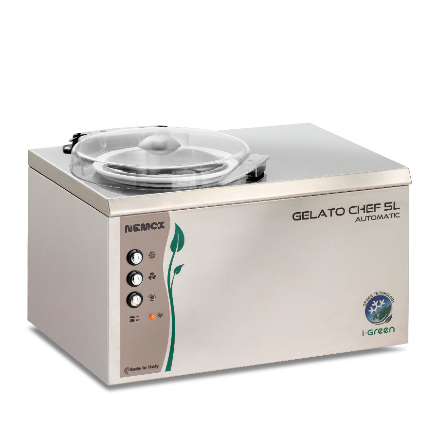 NEMOX NEW Gelato CHEF 5L Automatic  I-GREEN  - For Home & Small Business - Made in Italy