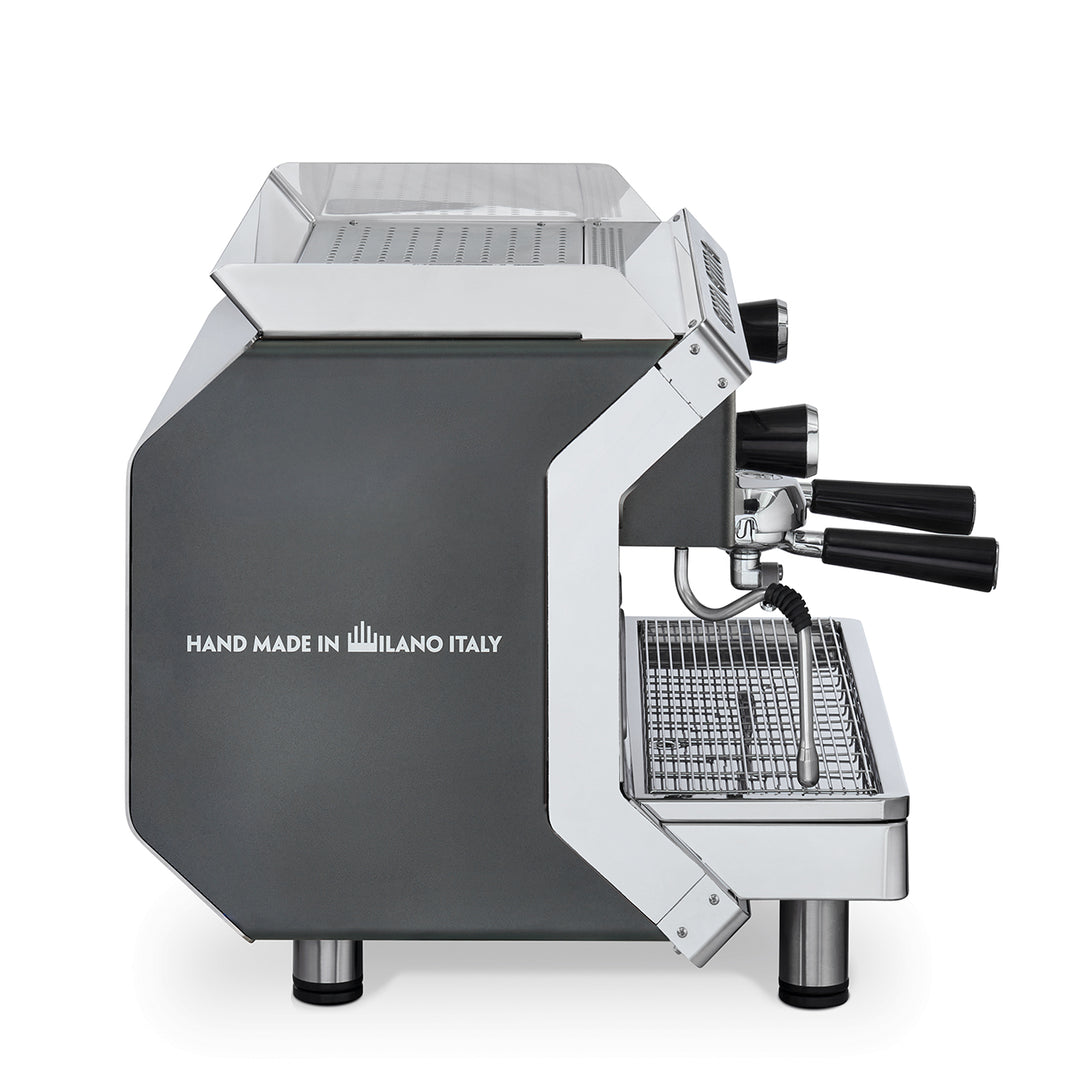 La Pavoni Geniale expresso and coffee machine - side view