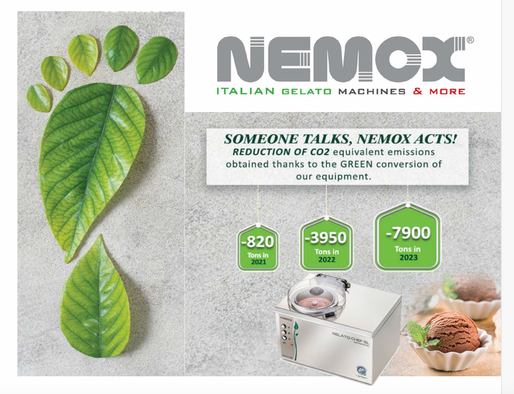 NEMOX NEW Gelato CHEF 5L Automatic  I-GREEN  - For Home & Small Business - Made in Italy