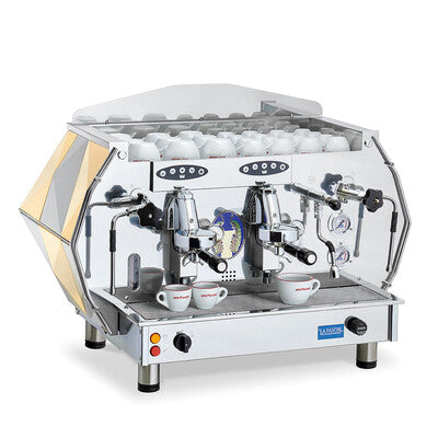 La Pavoni Diamante Gold Espresso and Coffee Machine
