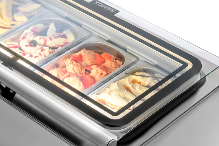 NEMOX Gelato MAGIC PRO 100  - Gelato/Ice cream display and dipping cabinet - MADE IN ITALY- FREE SHIPPING