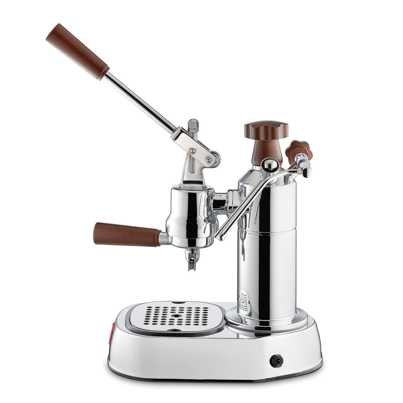 La Pavoni Europiccola 8 Cup | Chrome with Wood – Espresso Milan