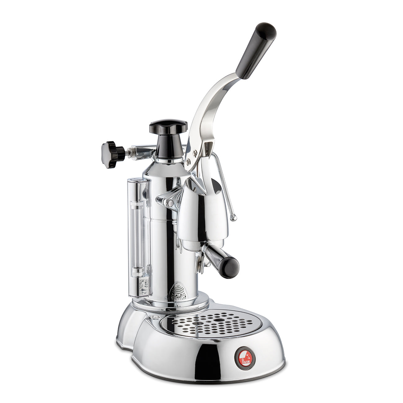 La Pavoni "Stradivari" 8 Cup-Chrome & Black #ESC-8 / OUT OF STOCK TIL 4/26/22 ORDER NOW