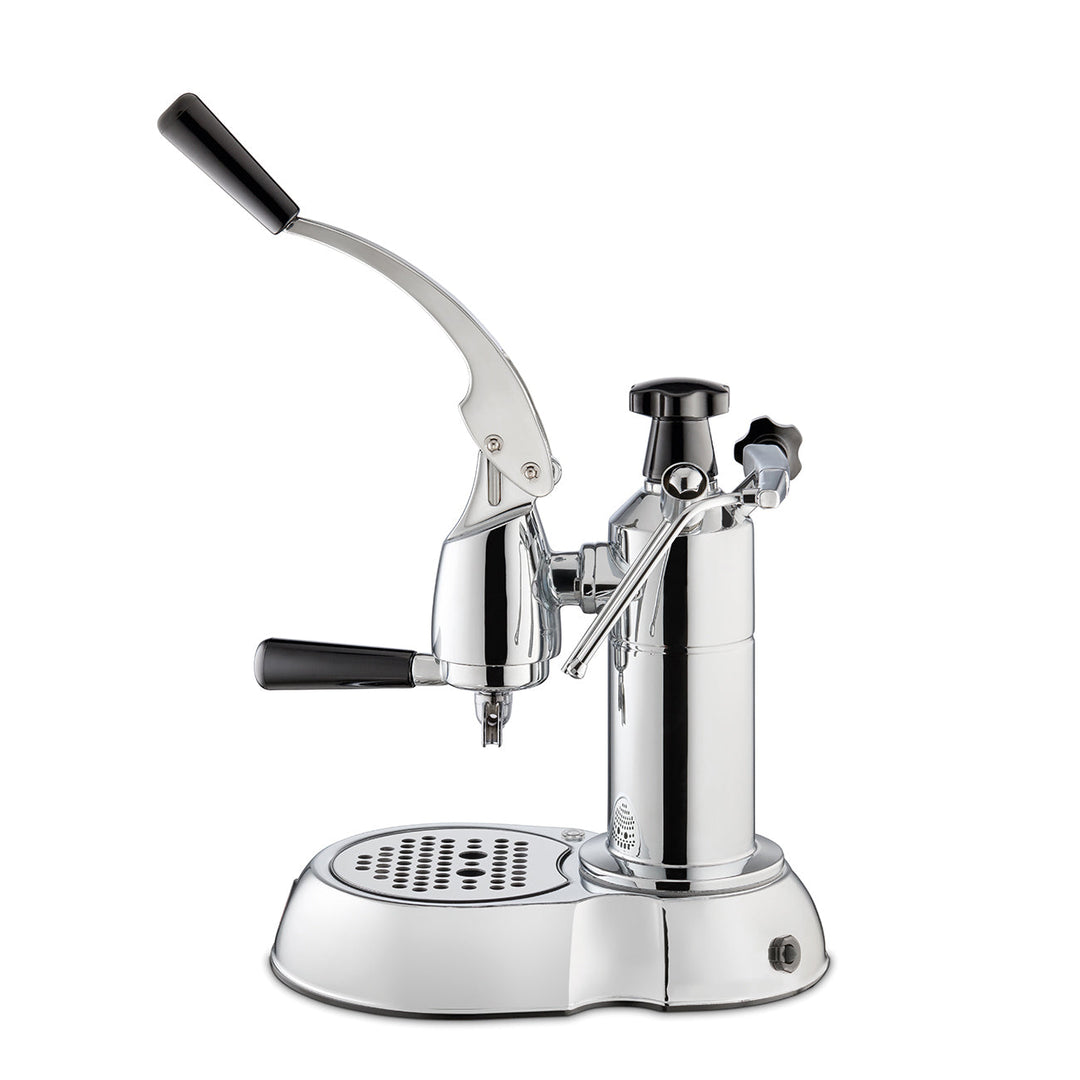 La Pavoni "Stradivari" 8 Cup-Chrome & Black #ESC-8 / OUT OF STOCK TIL 4/26/22 ORDER NOW